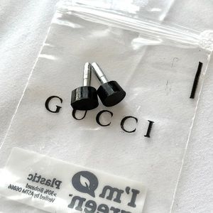 Gucci Black Heel Tap replacement new authentic